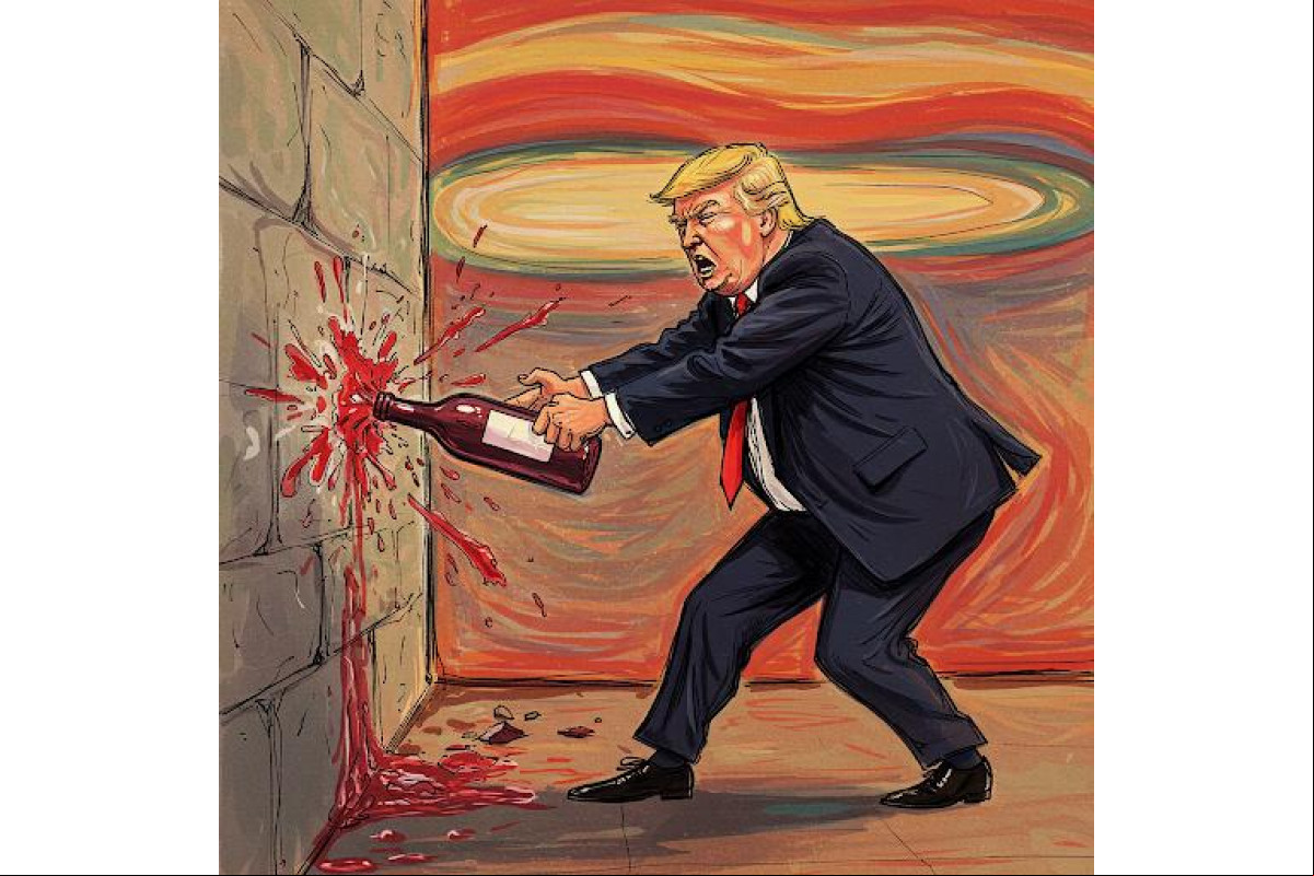 A fúria de Trump chegou ao vinho A fúria de Trump chegou ao vinho