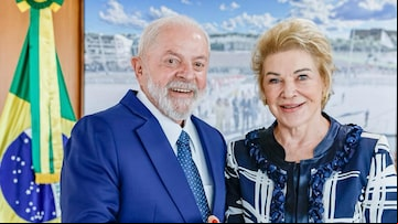 O presidente Lula reuniu-se com a ex-senadora Marta Suplicy no Palácio do Planalto nesta segunda-feira, 8; Marta é cotada para vice de Boulos. Foto: Ricardo Stuckert/PR
